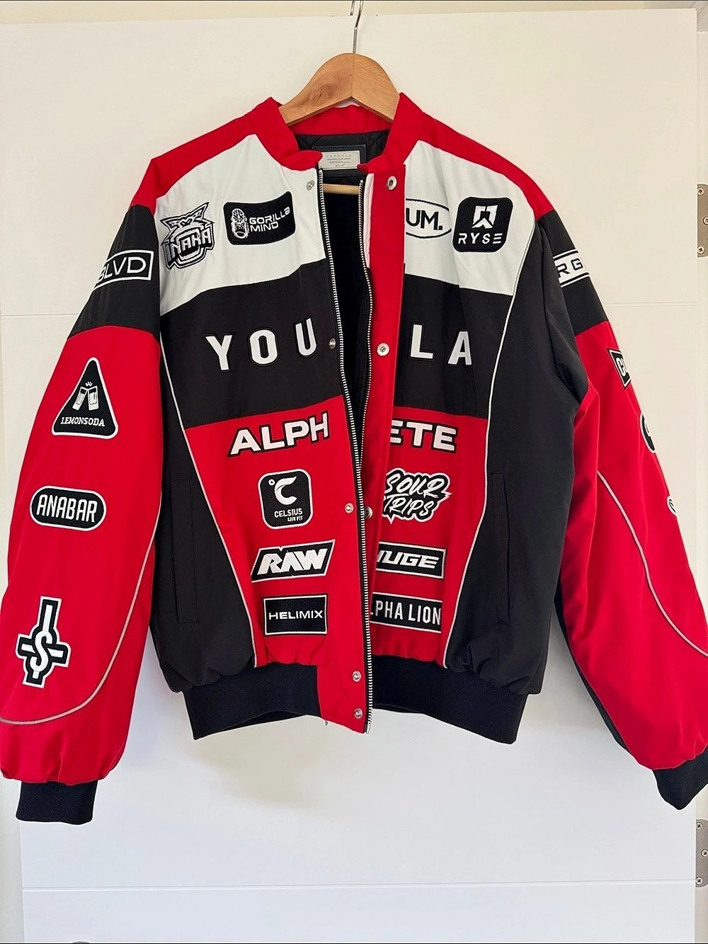 Youngla 540 Champions Club Jacket Red & Black